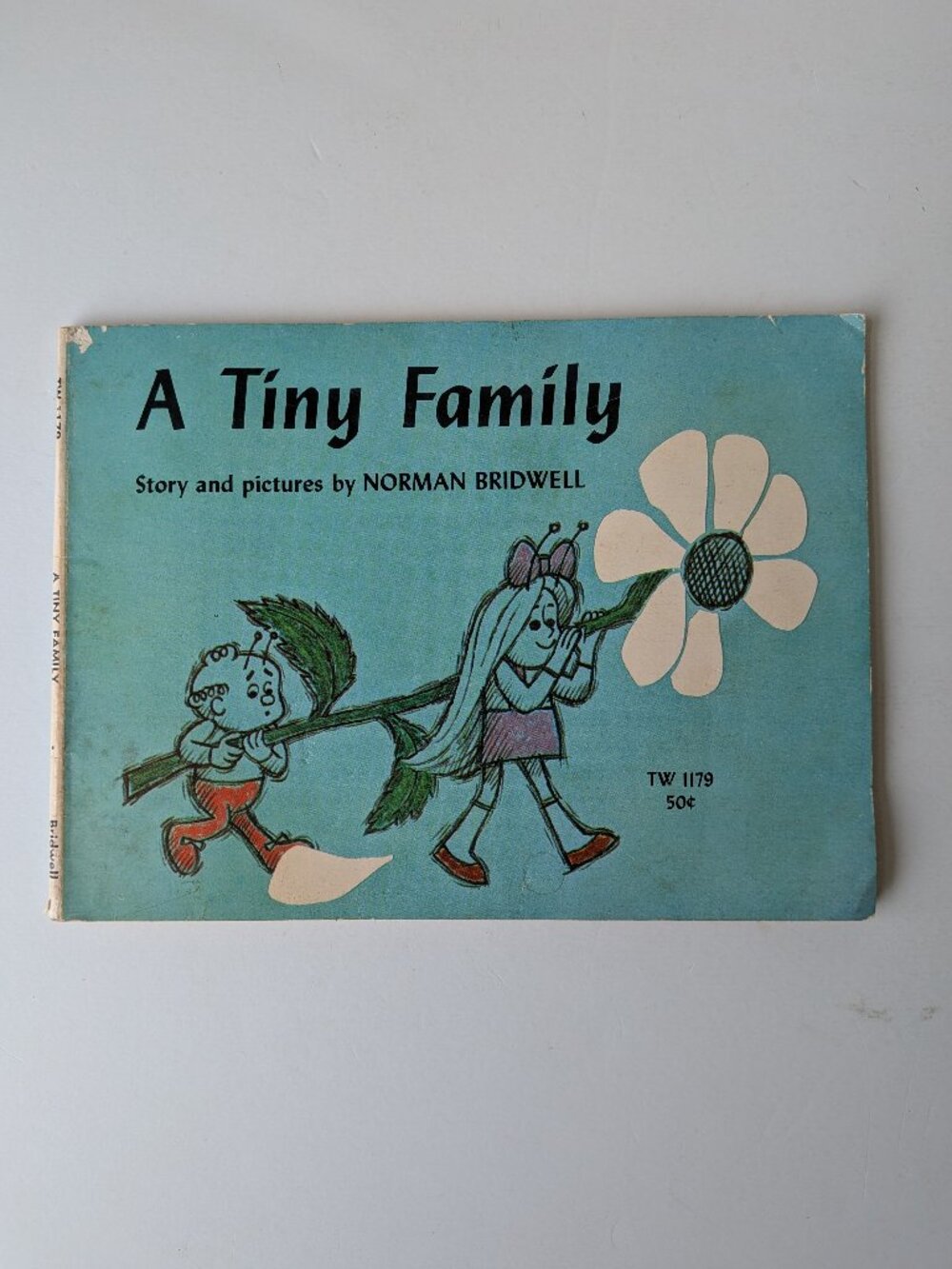 5/$15 Vintage Kids Picture Book A Tiny Family Bridwell 1968 1st ed 1st prt PB